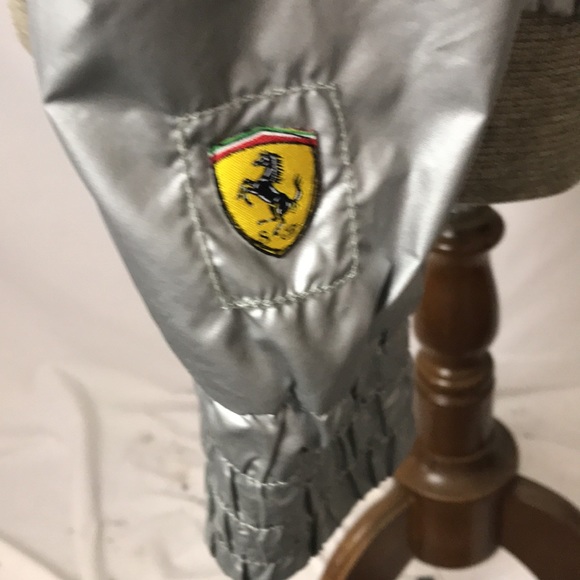 Ferrari Puma women's limited edition silver jacket Sz  large - Picture 9 of 16